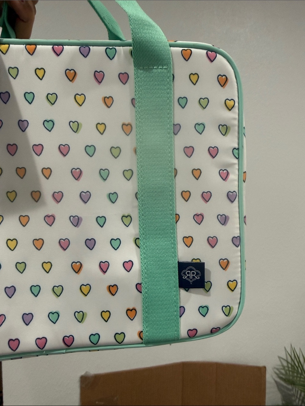 Roller Rabbit x Target Disco Hearts Wave Hanging Toiletry Bag NWT - Picture 6 of 8